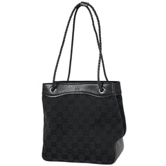 グッチ GG柄 トートバッグ ショルダーバッグ トートバッグ GGキャンバス ブラック 109143 レディース 【中古】brbag