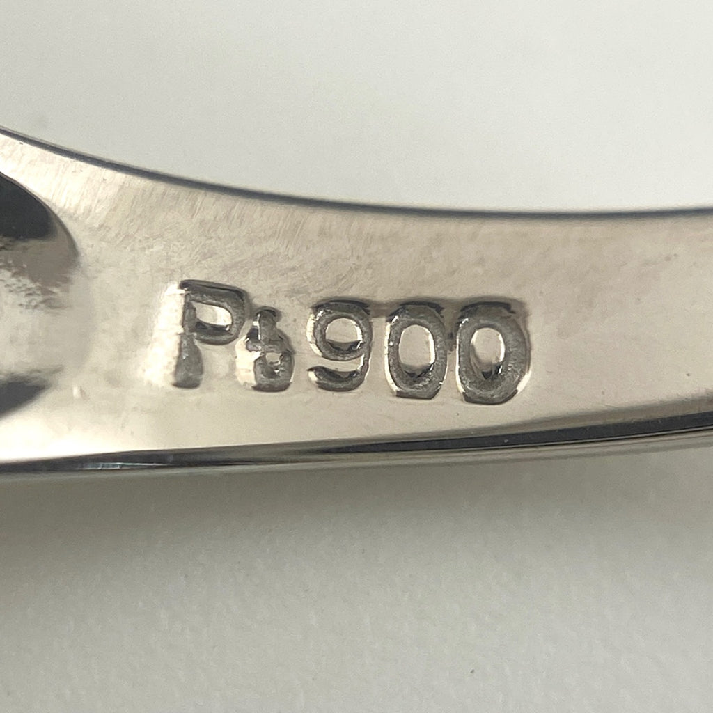 メレダイヤ デザインリング プラチナ 指輪 リング 17号 Pt900 ダイヤモンド レディース 【中古】nbjwl