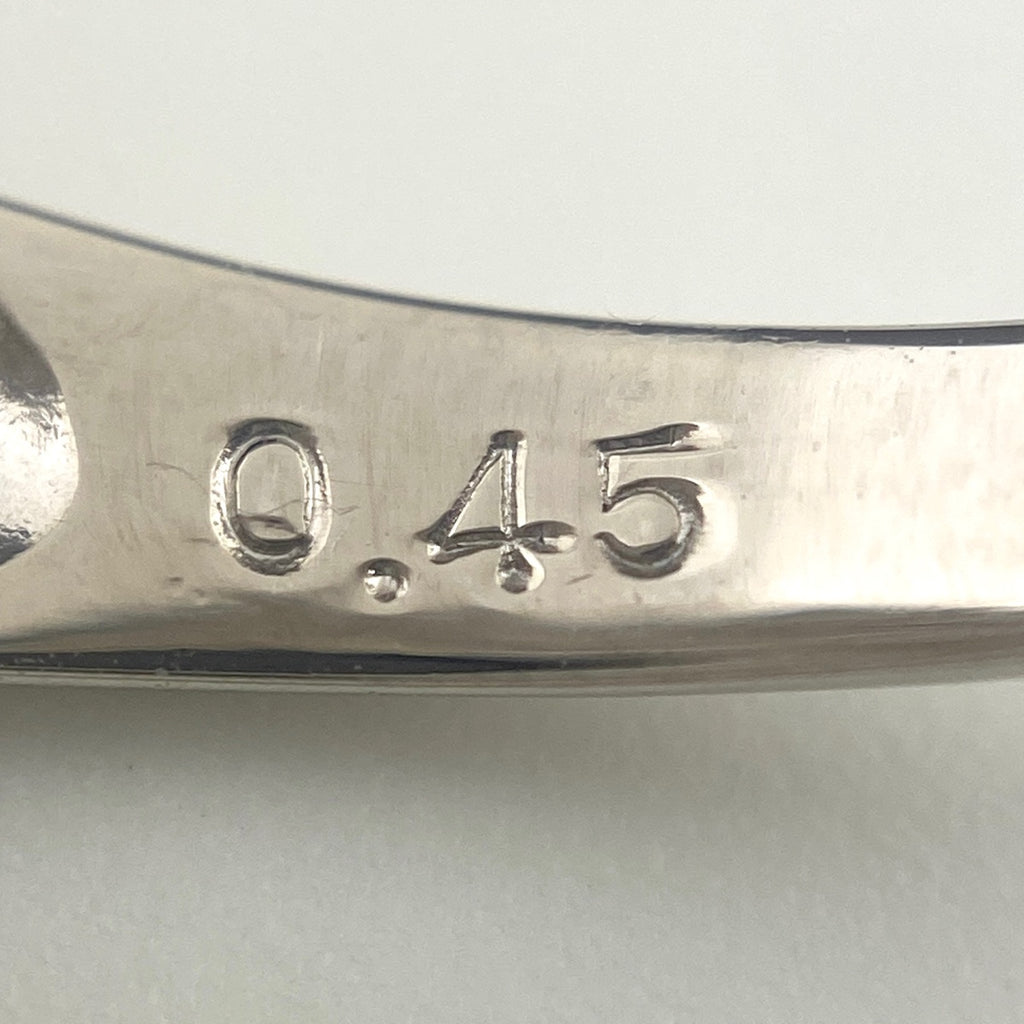 メレダイヤ デザインリング プラチナ 指輪 リング 17号 Pt900 ダイヤモンド レディース 【中古】nbjwl