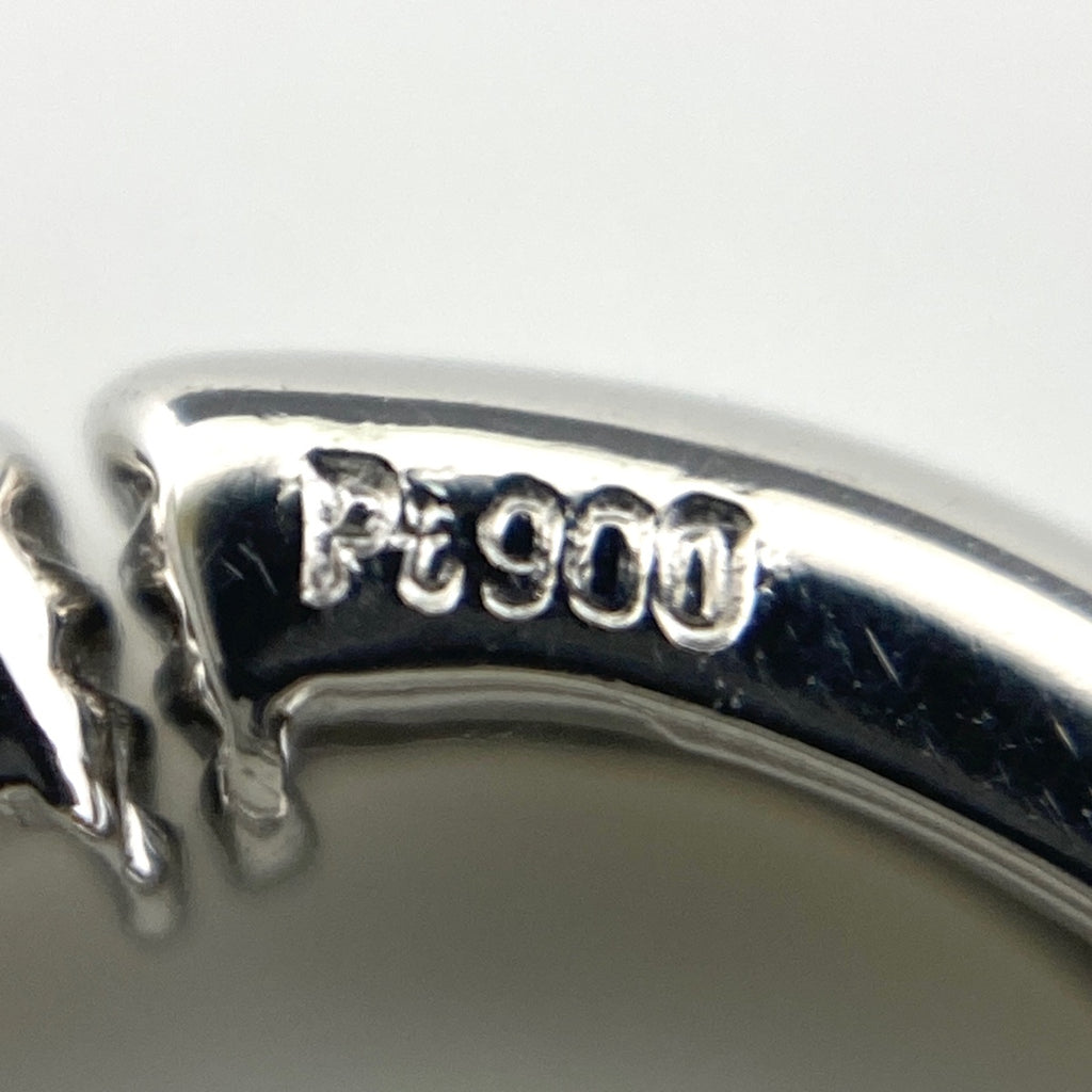 メレダイヤ デザインイヤリング プラチナ イヤリング Pt900 ダイヤモンド レディース 【中古】nbjwl