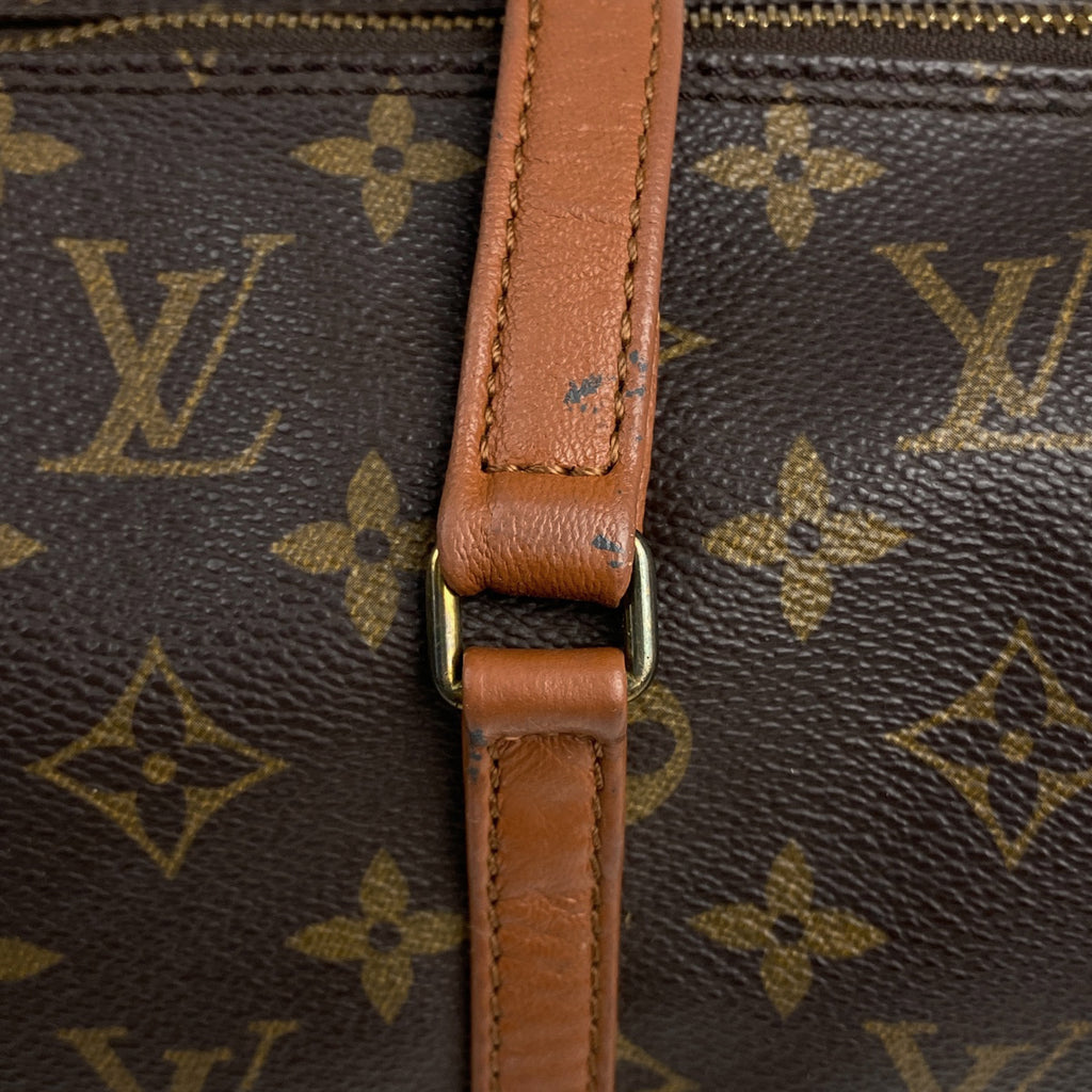 ルイ・ヴィトン パピヨン 30 バレルバッグ 筒型 旧旧型 ハンドバッグ モノグラム ブラウン M51365 レディース 【中古】brbag