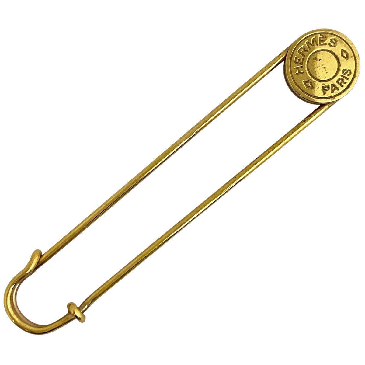 バイセル公式】エルメス セリエ ピン ブローチ ロゴ ブローチ GP