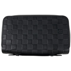 ルイ・ヴィトン ジッピーXL ラウンドファスナー 長財布 ダミエアンフィニ オニキス(ブラック) N61254 レディース 【中古】brbag