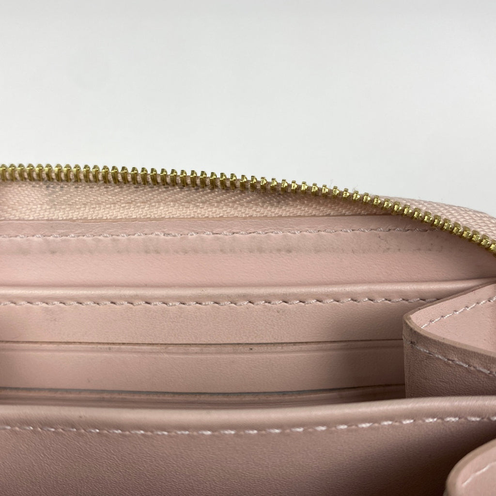 ルイ・ヴィトン ジッピーコインパース ラウンドファスナー カードケース エナメル コインケース モノグラムヴェルニ エナメル デュンヌ(ベージュ) M90203 レディース 【中古】brbag