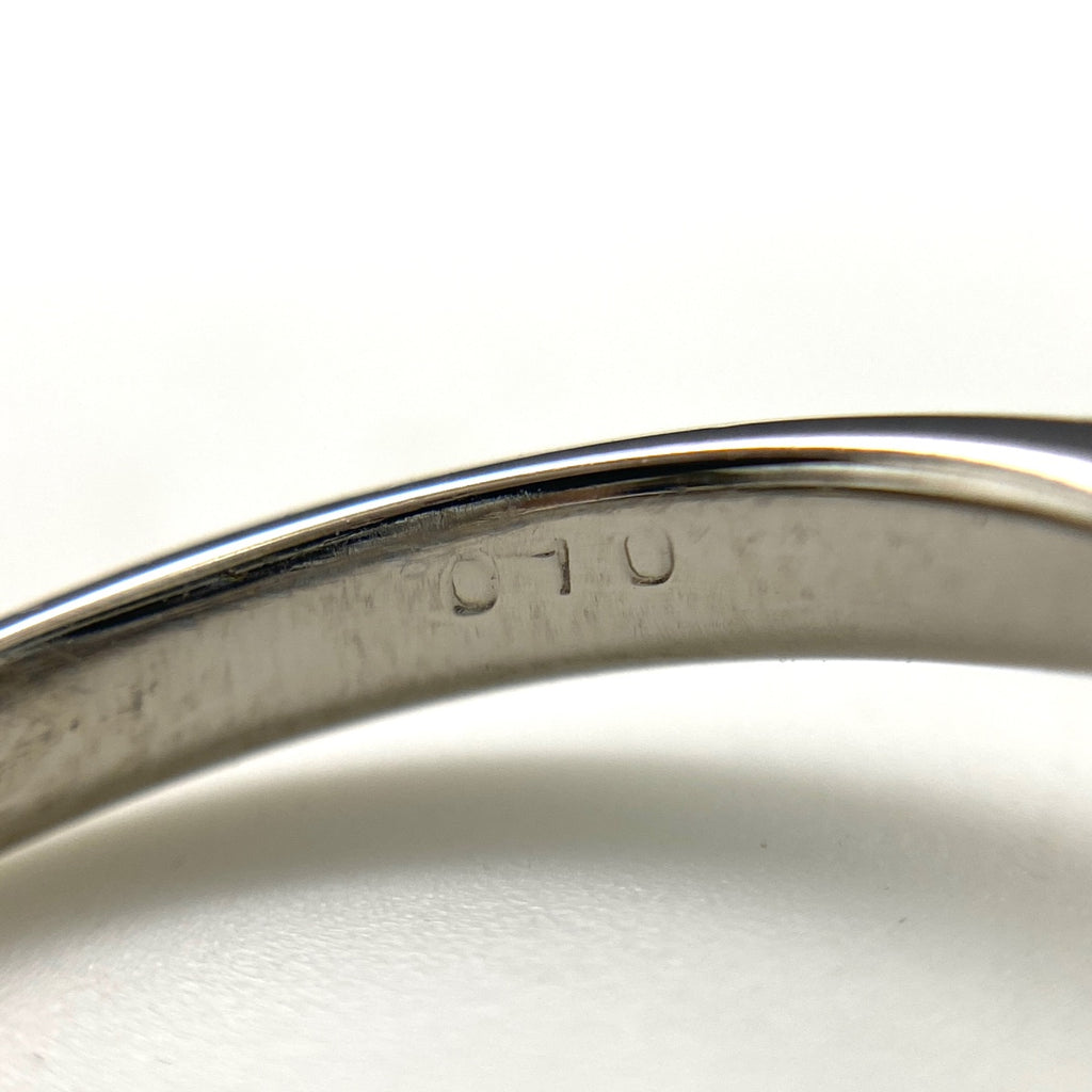 パール デザインリング プラチナ 指輪 メレダイヤ 真珠 リング 11.5号 Pt900 パール ダイヤモンド レディース 【中古】nbjwl