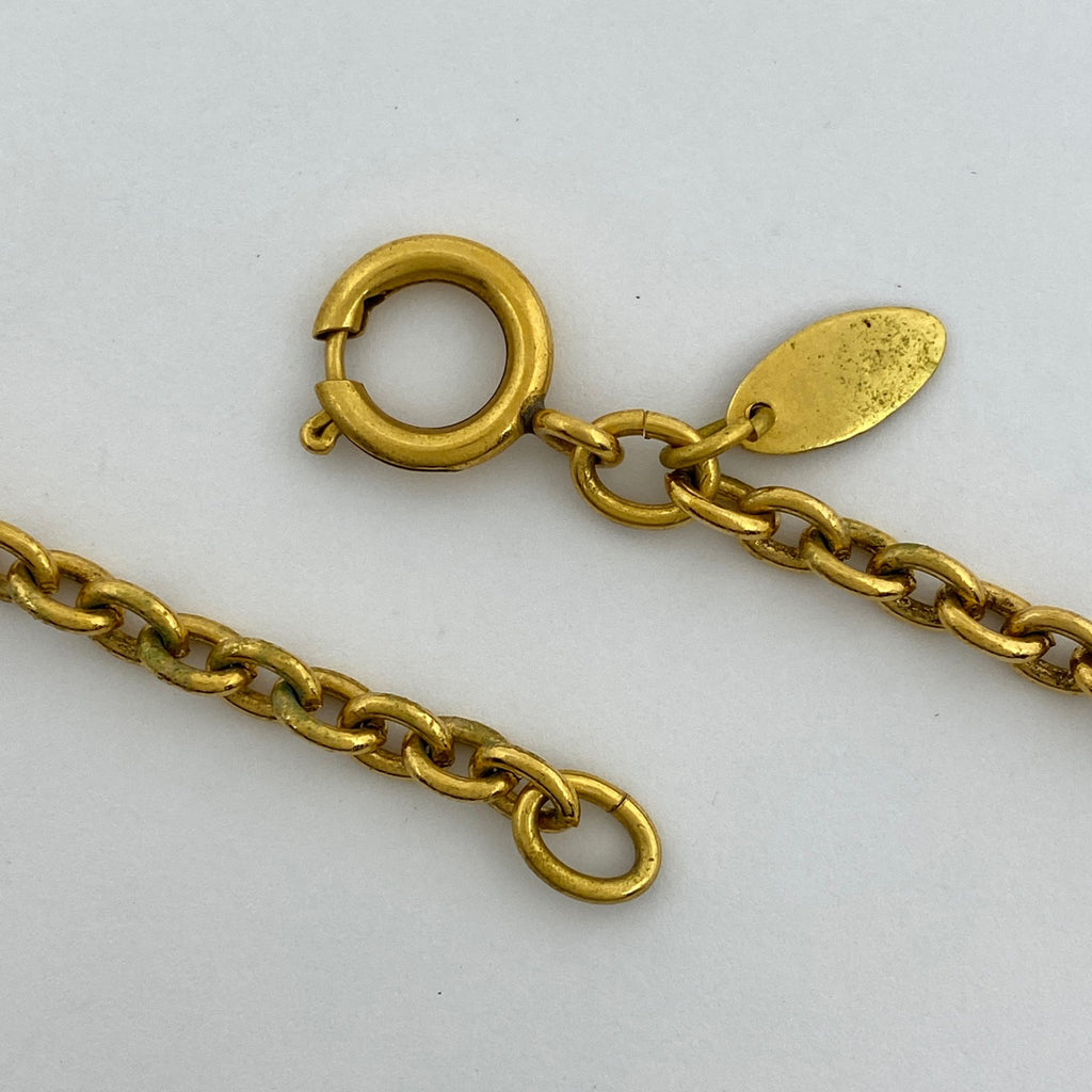 シャネル ココマーク チェーン ネックレス ラウンド ネックレス GP ゴールド レディース 【中古】bracc