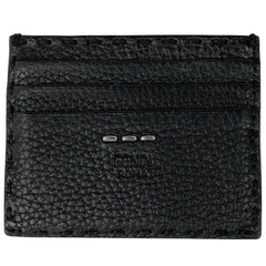 フェンディ セレリア カードケース ロゴ カード入れ カードケース レザー ブラック 7M0164 レディース 【中古】brbag