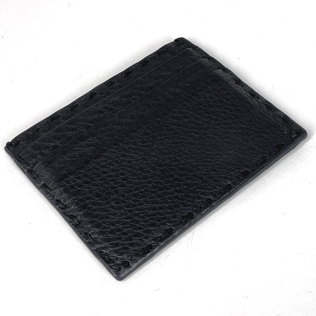 フェンディ セレリア カードケース ロゴ カード入れ カードケース レザー ブラック 7M0164 レディース 【中古】brbag