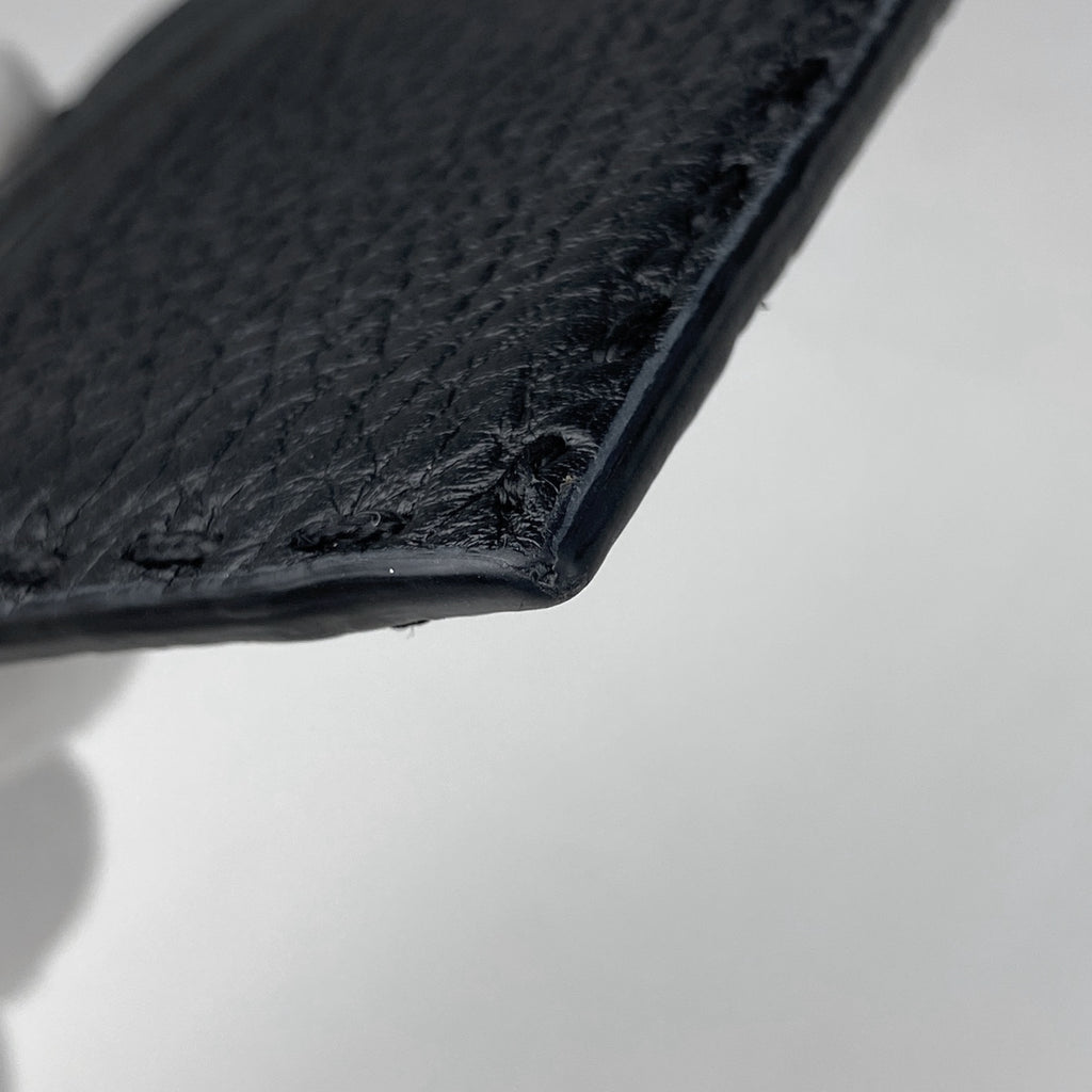 フェンディ セレリア カードケース ロゴ カード入れ カードケース レザー ブラック 7M0164 レディース 【中古】brbag