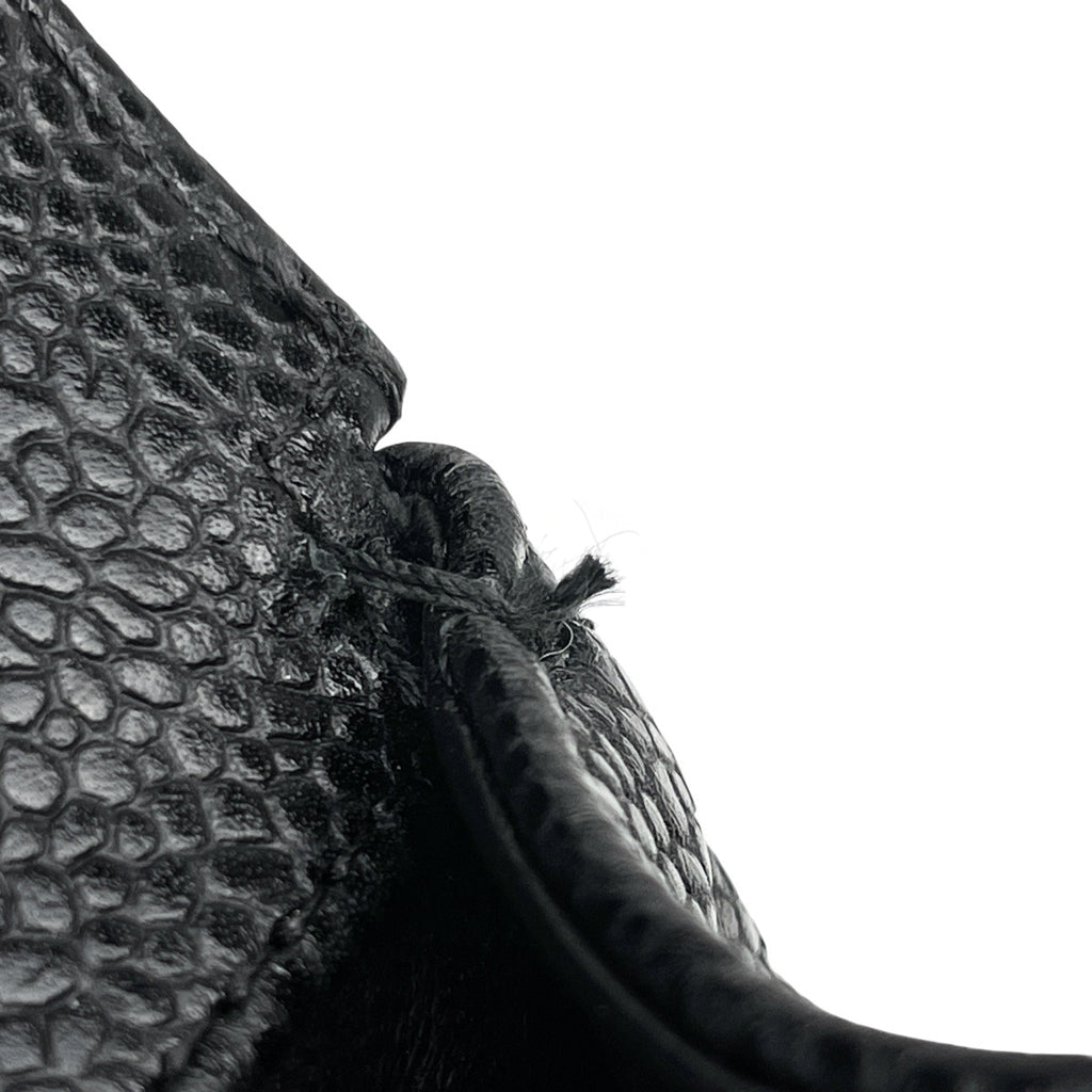 シャネル デカ マトラッセ シングルフラップ チェーン ショルダーバッグ ココマーク Ｗチェーン ショルダーバッグ キャビアスキン ブラック レディース 【中古】brbag