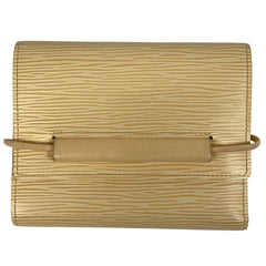 ルイ・ヴィトン ポルトモネ エラスティック カードケース コインケース 三つ折り財布 エピ ヴァニラ M6366A レディース 【中古】brbag