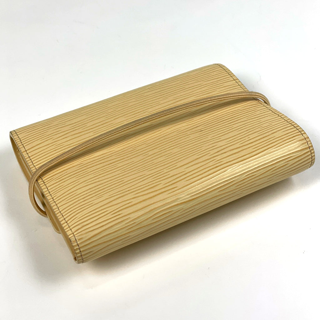 ルイ・ヴィトン ポルトモネ エラスティック カードケース コインケース 三つ折り財布 エピ ヴァニラ M6366A レディース 【中古】brbag