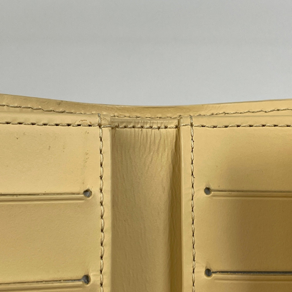 ルイ・ヴィトン ポルトモネ エラスティック カードケース コインケース 三つ折り財布 エピ ヴァニラ M6366A レディース 【中古】brbag