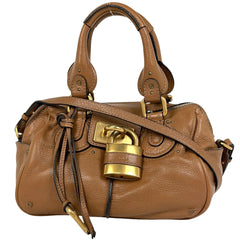 クロエ パディントン ハンドバッグ 2WAY ショルダーバッグ ハンドバッグ レザー ブラウン レディース 【中古】brbag