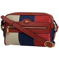 グッチ ロゴ ショルダーバッグ トリコロール ショルダーバッグ ファブリック 517350 レディース 【中古】brbag