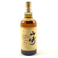 【東京都内限定お届け】 サントリー SUNTORY 山崎 12年 シングルモルト 華 750ml 国産ウイスキー 【古酒】liqbb