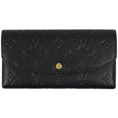 ルイ・ヴィトン ポルトフォイユ エミリー 二つ折り 札入れ 小銭入れ 長財布 モノグラムアンプラント ノワール(ブラック) M62369 レディース 【中古】brbag