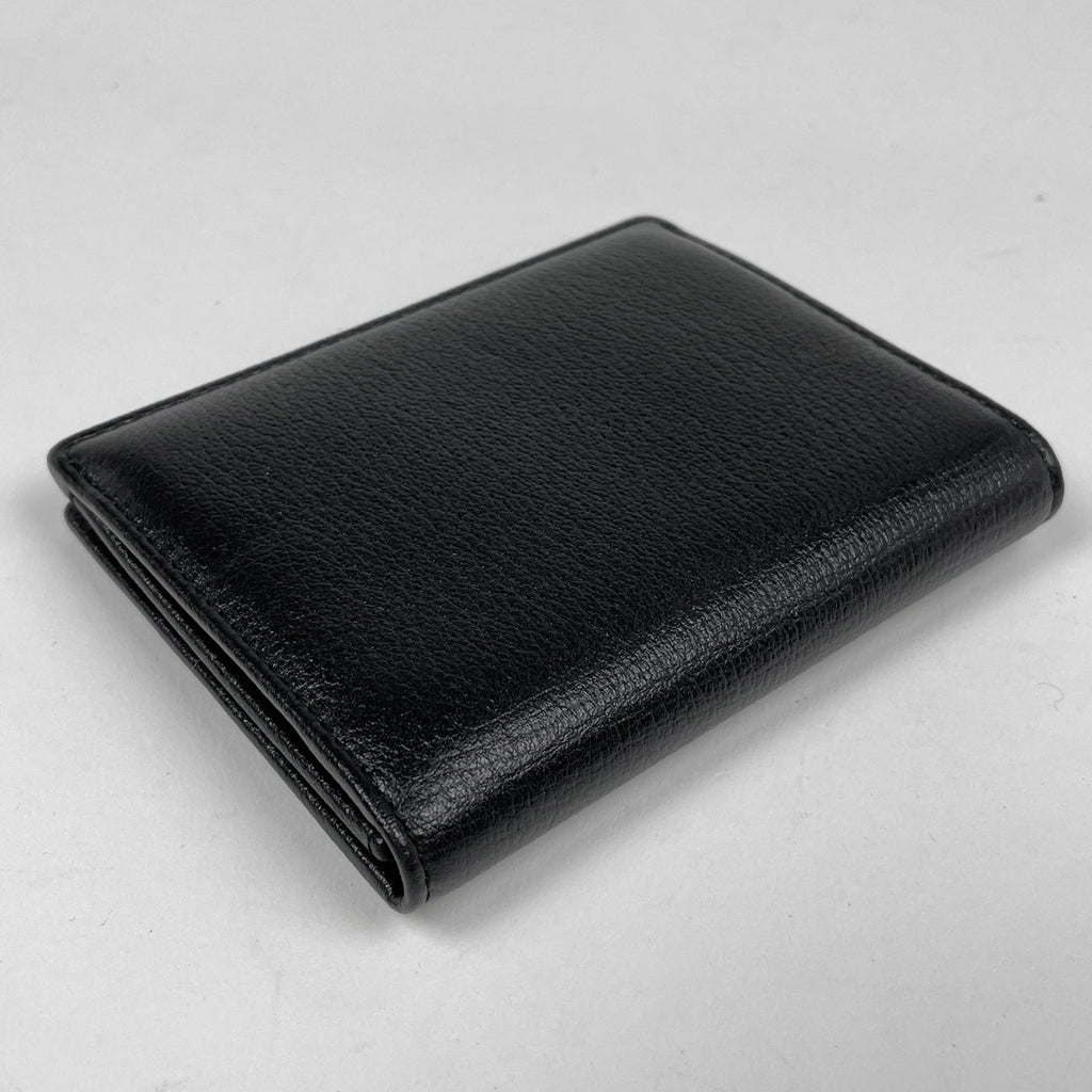 シャネル カメリア カードケース ココマーク 名刺 カードケース レザー ブラック レディース 【中古】brbag