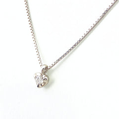 メレダイヤ デザインネックレス プラチナ ペンダント ハート ネックレス Pt850 ダイヤモンド レディース 【中古】nbjwl