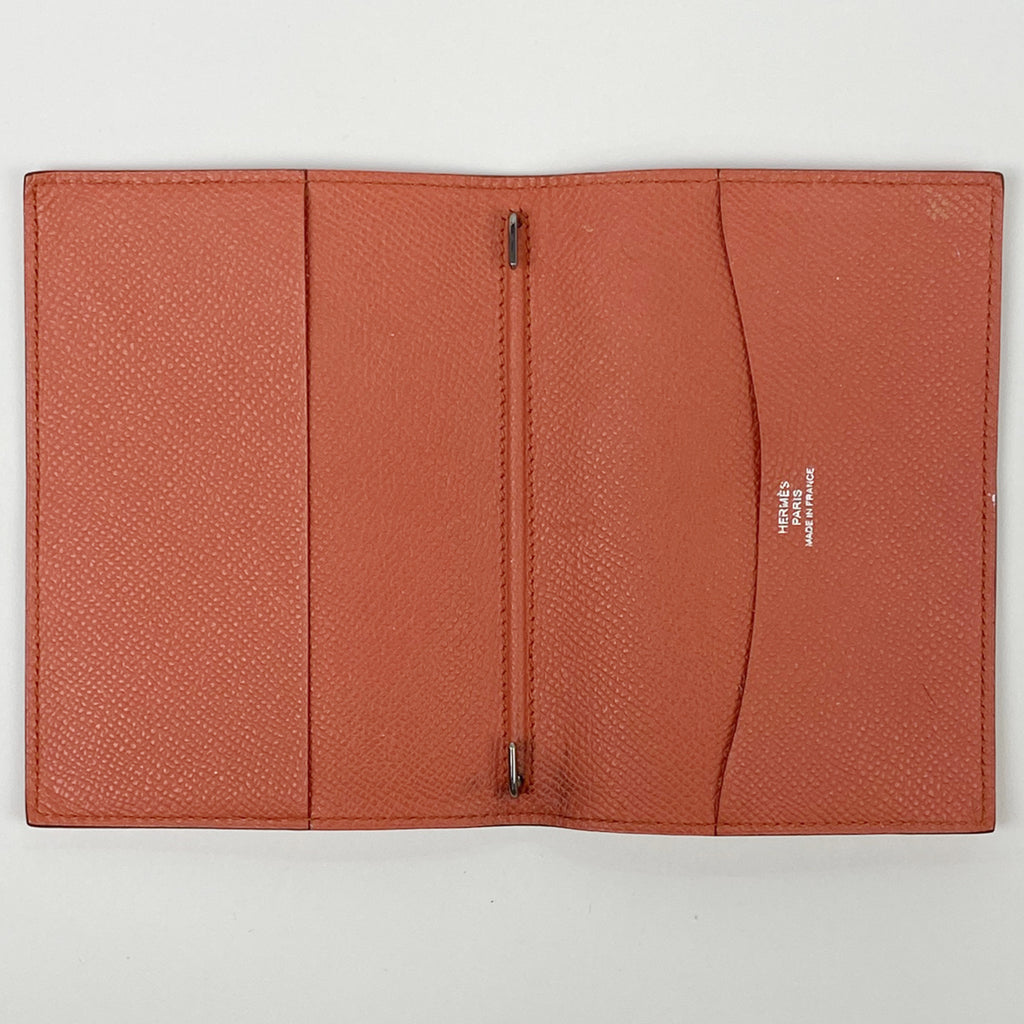 エルメス アジェンダ GM 手帳カバー 手帳・ブックカバー ヴォーエプソン フラミンゴ レディース 【中古】brbag