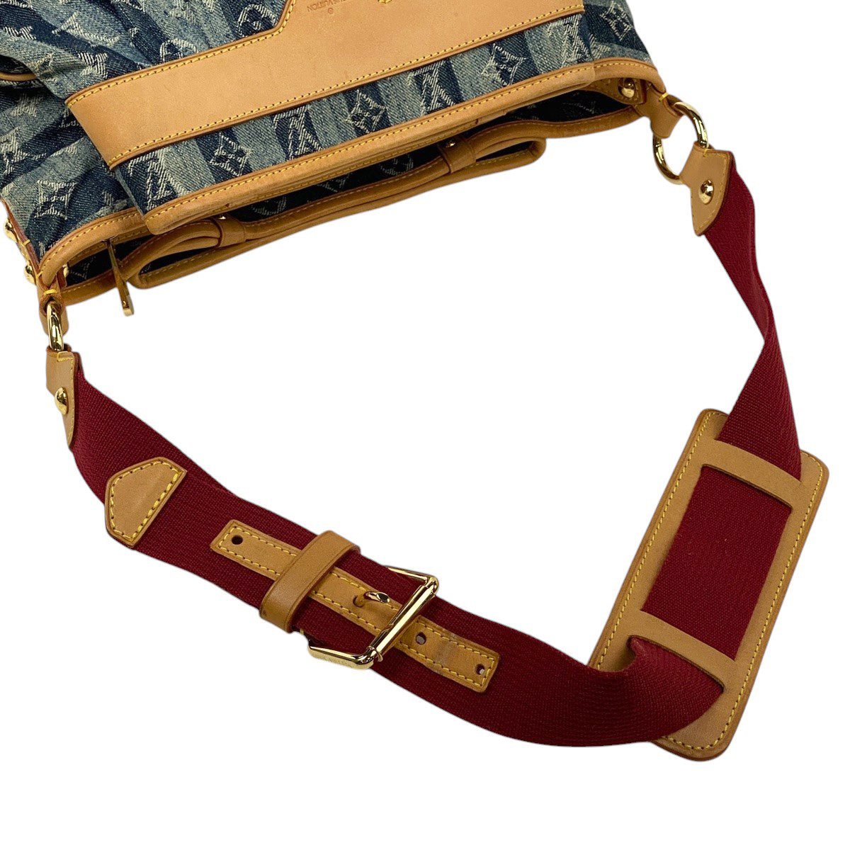 2007年クルーズラインの デニム生地バッグ、「ポルテ・エポル・レイエ