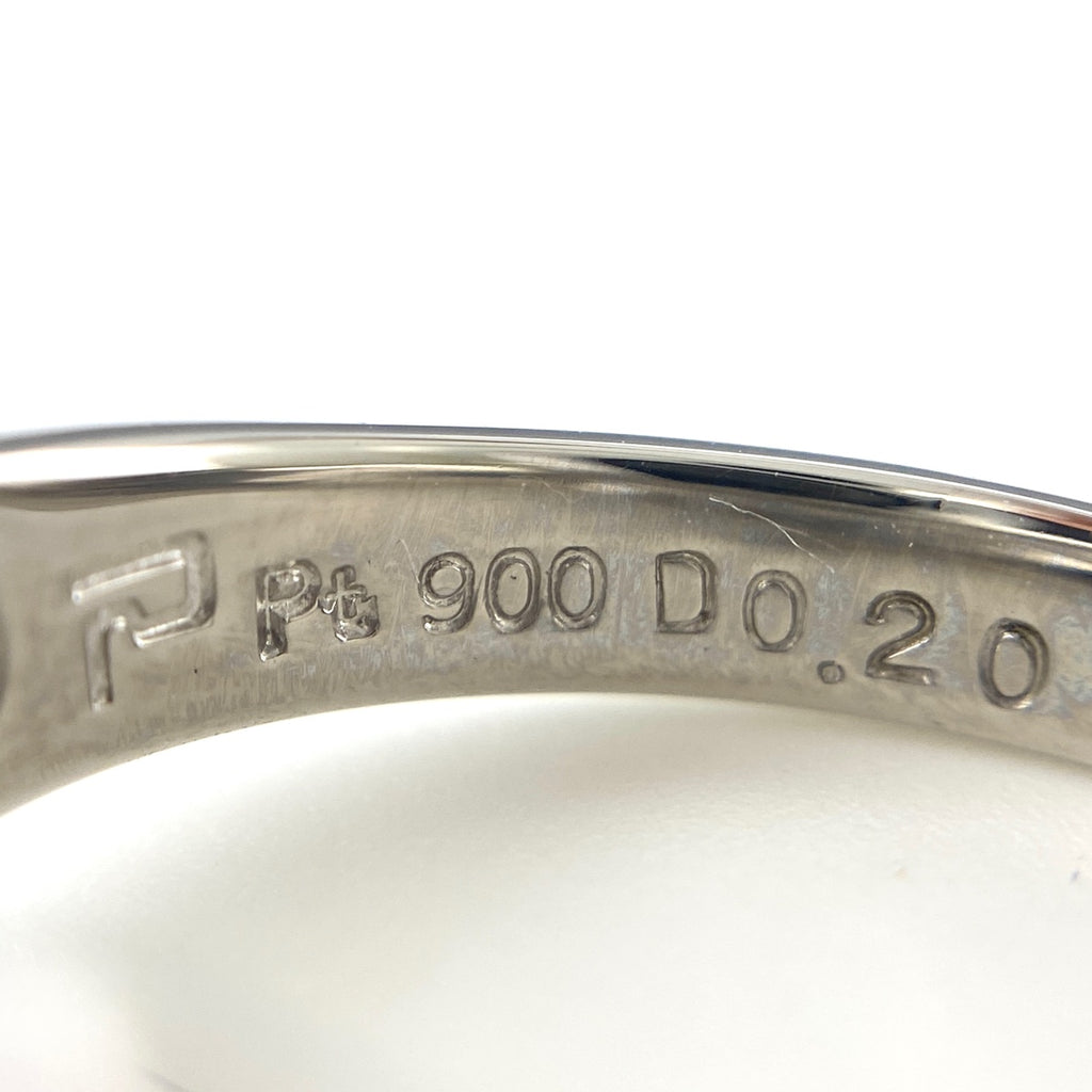 ポーラ メレダイヤ デザインリング プラチナ 指輪 リング 9号 Pt900 ダイヤモンド レディース 【中古】brjwl