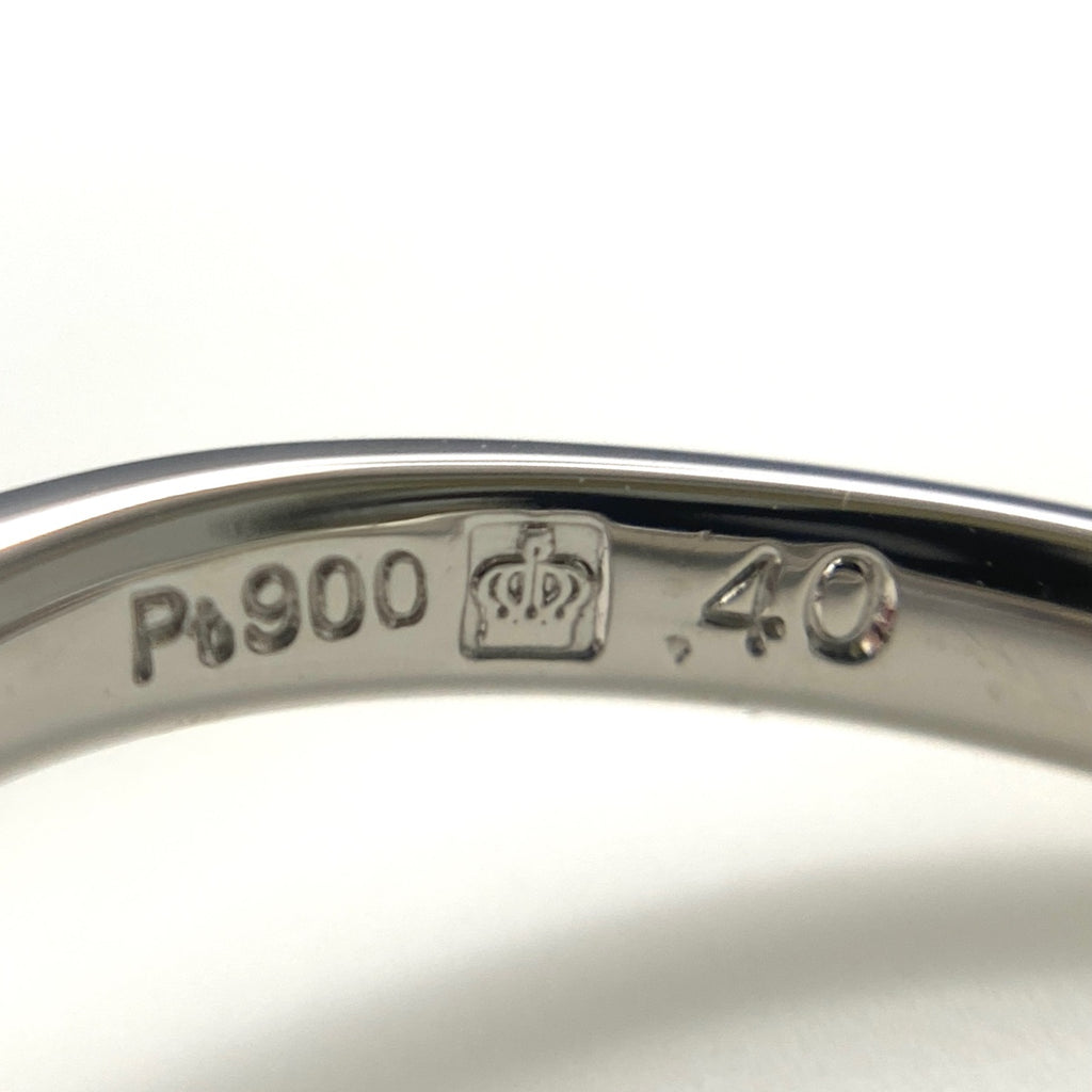 ロイヤル・アッシャー メレダイヤ デザインリング プラチナ 指輪 リング 10.5号 Pt900 ダイヤモンド レディース 【中古】brjwl
