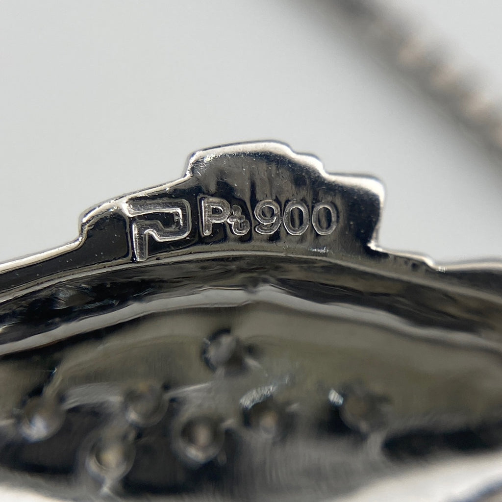 ポーラ メレダイヤ デザインネックレス プラチナ ペンダント ネックレス Pt900 Pt850 ダイヤモンド レディース 【中古】brjwl