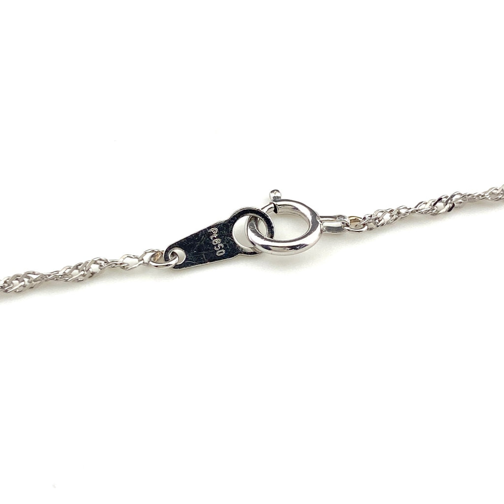 メレダイヤ デザインネックレス プラチナ ペンダント ネックレス Pt900 Pt850 ダイヤモンド レディース 【中古】nbjwl