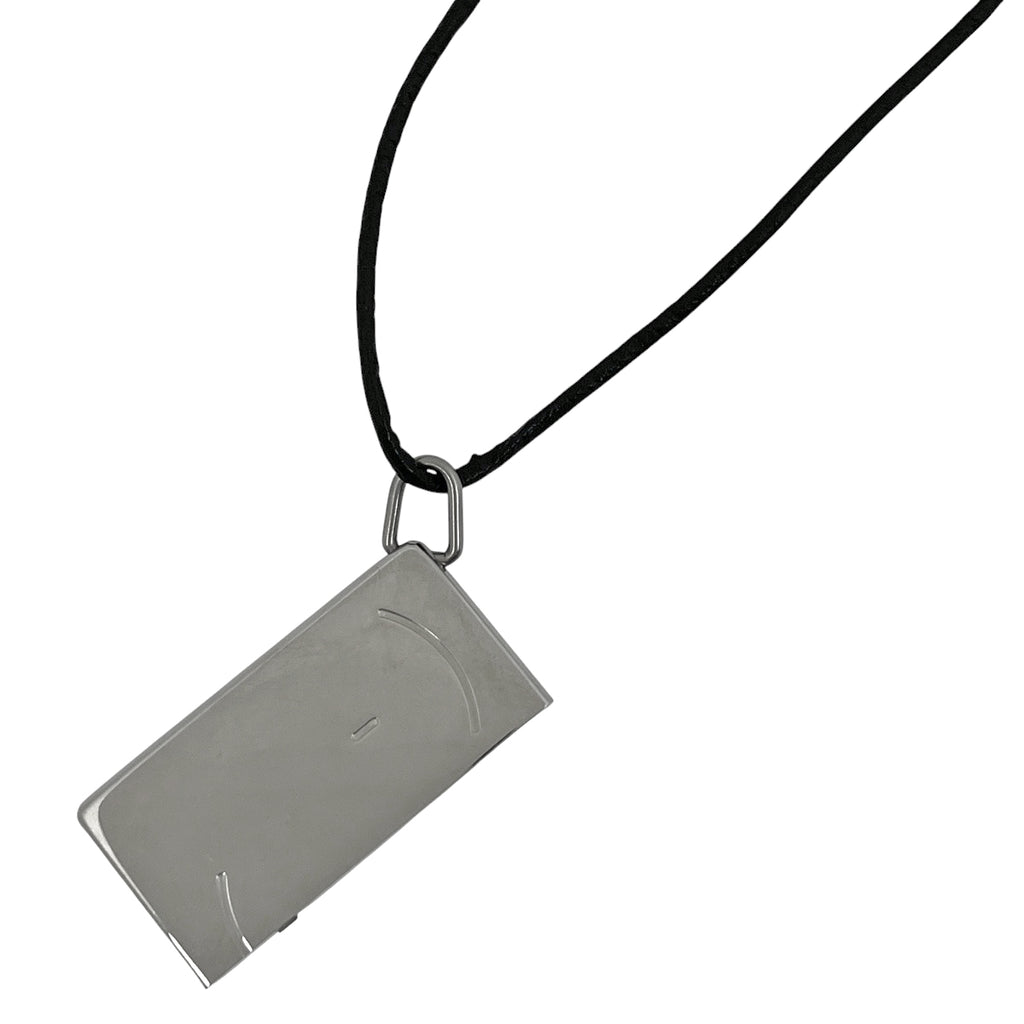 エルメス シンボル ネックレス スマイル チョーカー ネックレス メタル シルバー レディース 【中古】bracc