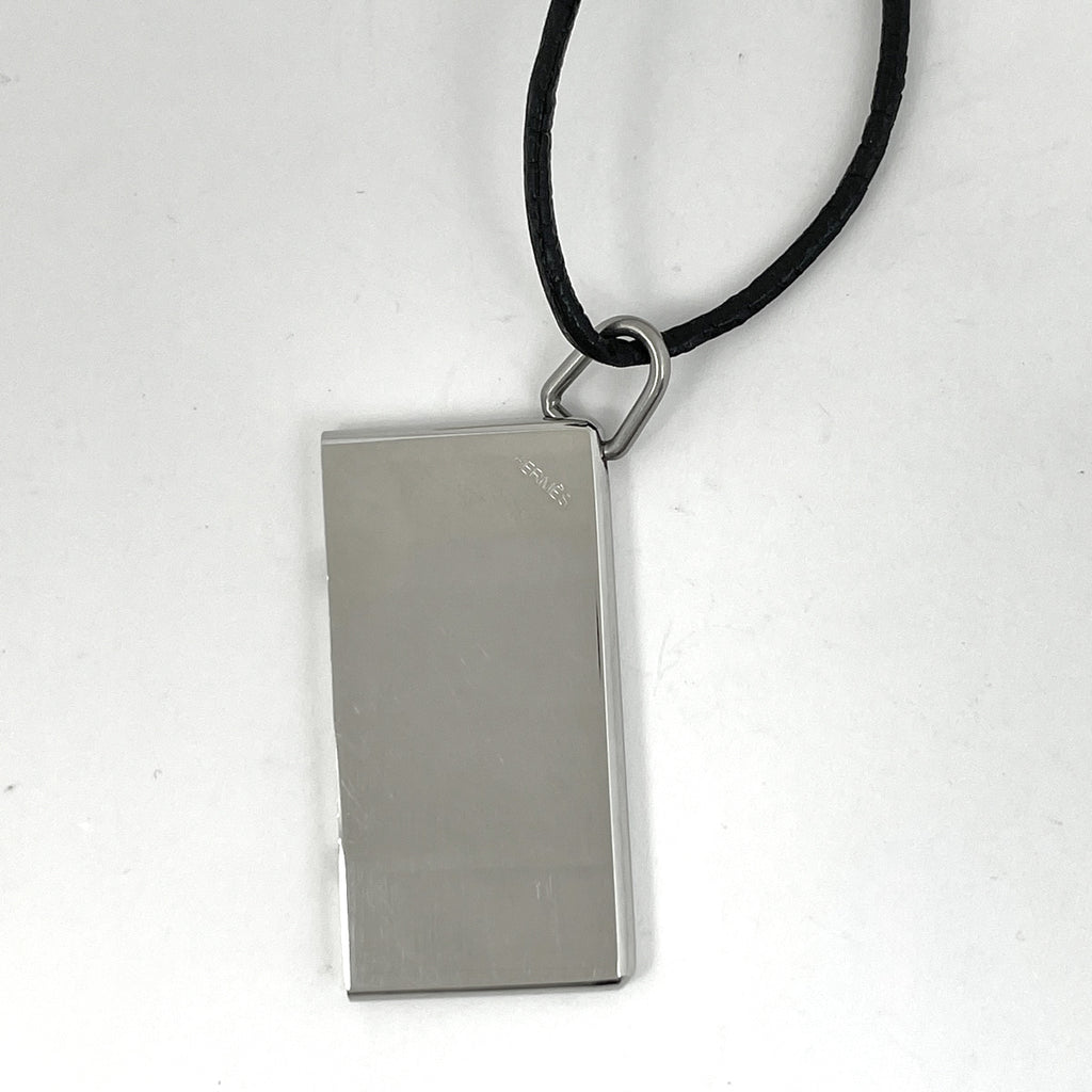 エルメス シンボル ネックレス スマイル チョーカー ネックレス メタル シルバー レディース 【中古】bracc