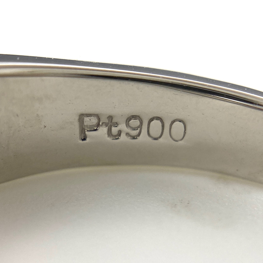 ルビー デザインリング プラチナ 指輪 メレダイヤ リング 11.5号 Pt900 ルビー メレダイヤ レディース 【中古】nbjwl