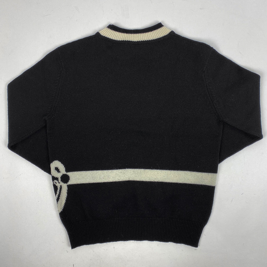 エルメス デザイン モックネック セーター ハイネック トップス セーター カシミヤ ブラック レディース 【中古】brapp