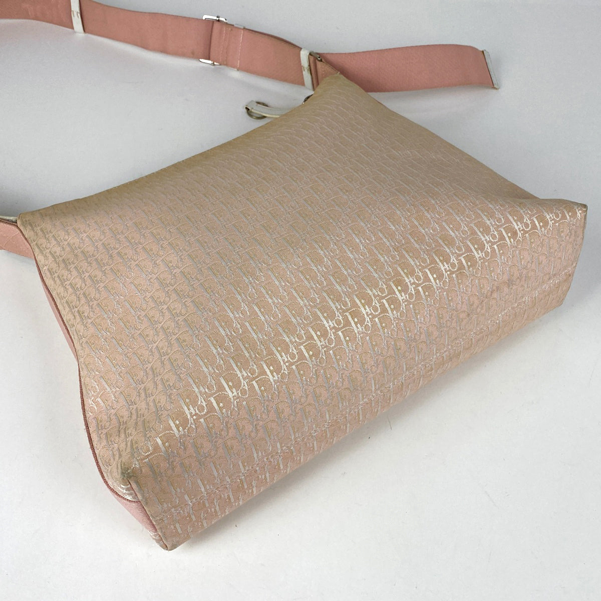希少】クリスチャンディオール トロッター柄 ショルダーバッグ ピンク