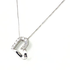 ハートモチーフ デザインネックレス プラチナ ペンダント メレダイヤ ネックレス Pt900 Pt850 ダイヤモンド レディース 【中古】nbjwl