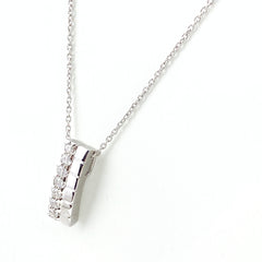ポーラ メレダイヤ デザインネックレス WG ホワイトゴールド ペンダント ネックレス K18 WG ダイヤモンド レディース 【中古】brjwl