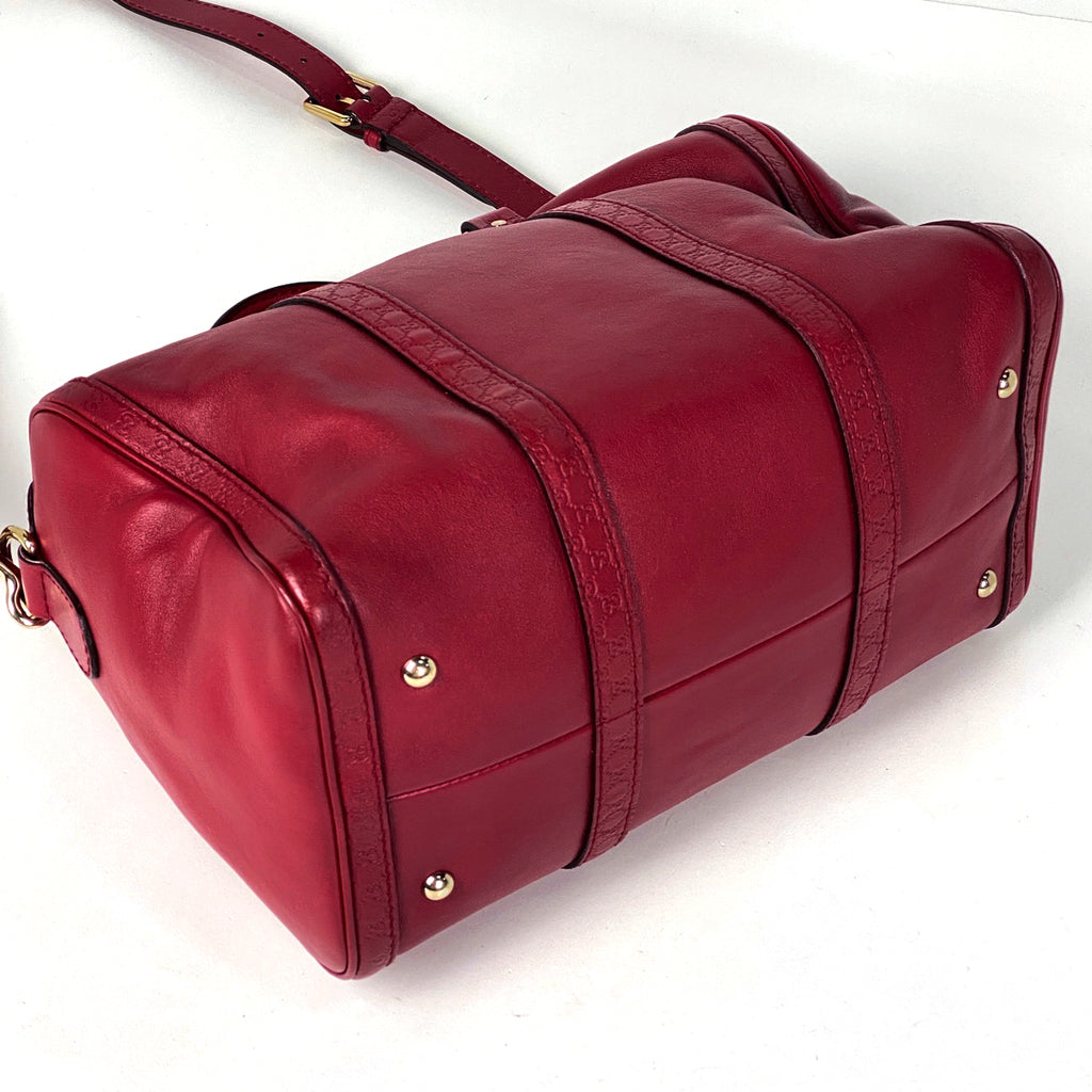 グッチ グッチシマ ハンドバッグ 2WAY ショルダーバッグ ハンドバッグ レザー レッド 247205 レディース 【中古】brbag