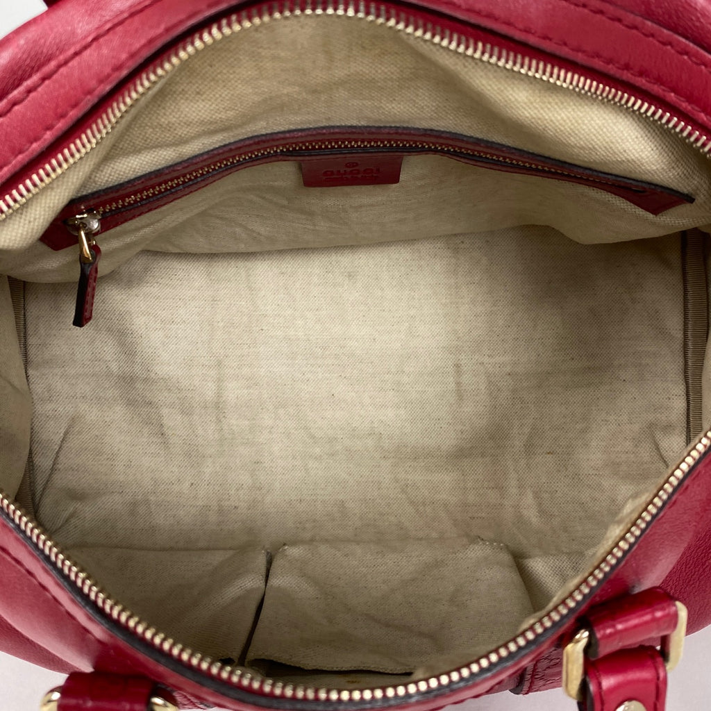 グッチ グッチシマ ハンドバッグ 2WAY ショルダーバッグ ハンドバッグ レザー レッド 247205 レディース 【中古】brbag