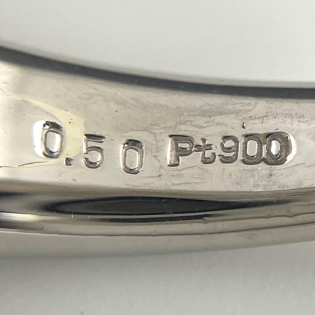 トリロジー メレダイヤ デザインリング プラチナ 指輪 リング 20.5号 Pt900 ダイヤモンド レディース 【中古】brjwl