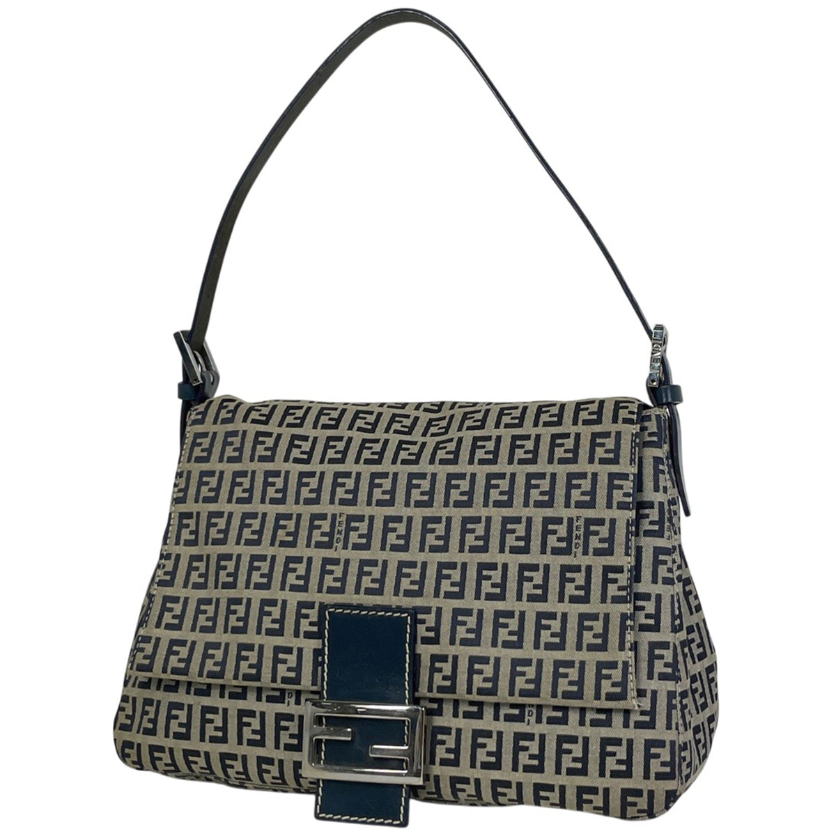 バイセル公式】フェンディ ズッキーノ柄 ショルダーバッグ