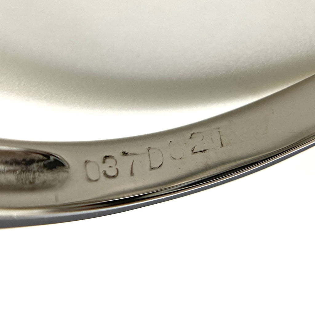 エメラルド デザインリング プラチナ 指輪 メレダイヤ リング 15号 Pt850 エメラルド ダイヤモンド レディース 【中古】nbjwl