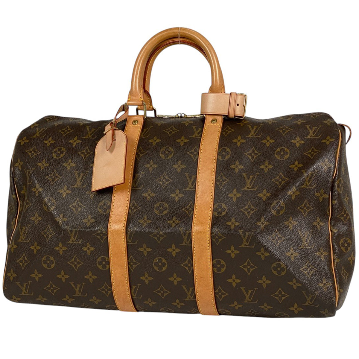 ★ヴィンテージ★ルイヴィトンボストンバッグキーポル？LOUIS VUITTON Louis Vuitton ルイヴィトン キーポル50 ボストンバッグ - メルカリ