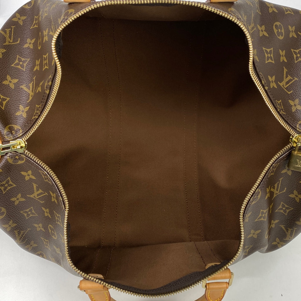 ルイ・ヴィトン キーポル 50 ハンドバッグ 旅行 出張 ビジネス ボストンバッグ モノグラム ブラウン M41426 レディース 【中古】brbag
