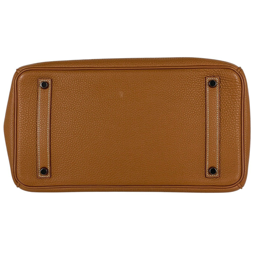 エルメス バーキン 35 手提げ トートバッグ トゴ ゴールド □J レディース 【中古】brbag