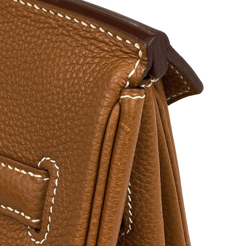 エルメス バーキン 35 手提げ トートバッグ トゴ ゴールド □J レディース 【中古】brbag