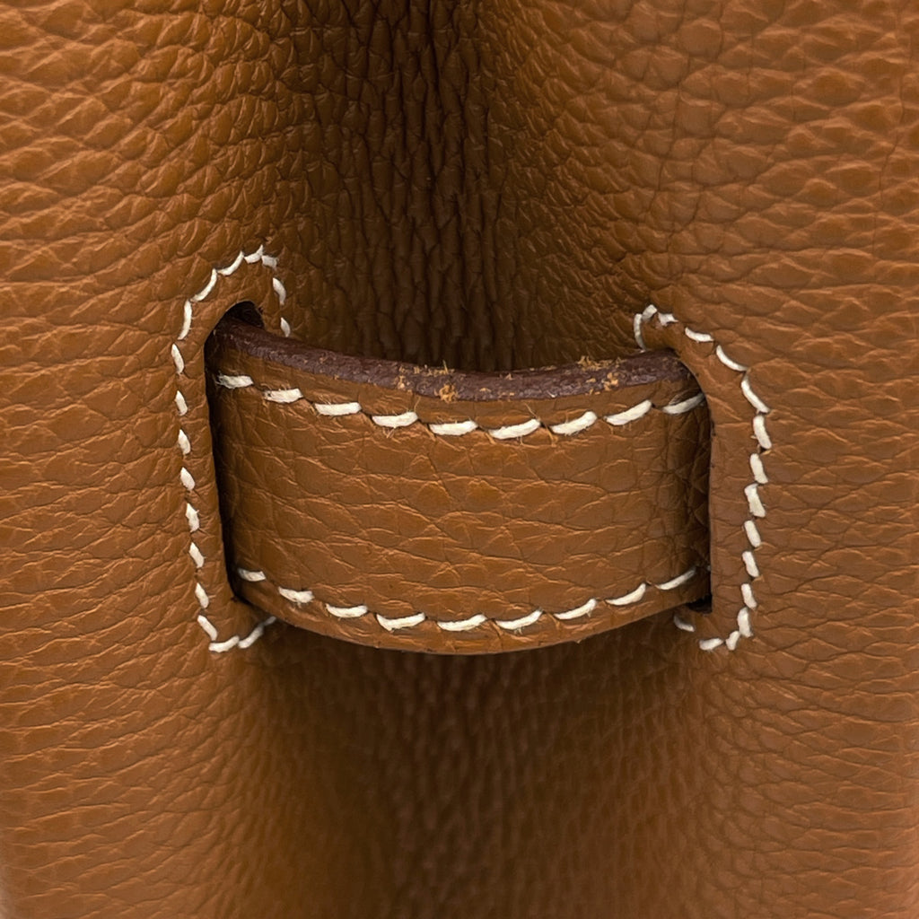 エルメス バーキン 35 手提げ トートバッグ トゴ ゴールド □J レディース 【中古】brbag