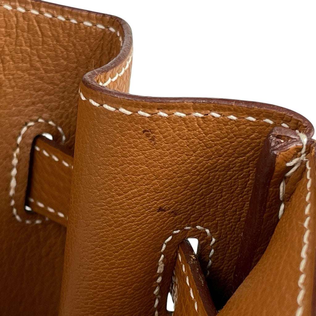 エルメス バーキン 35 手提げ トートバッグ トゴ ゴールド □J レディース 【中古】brbag