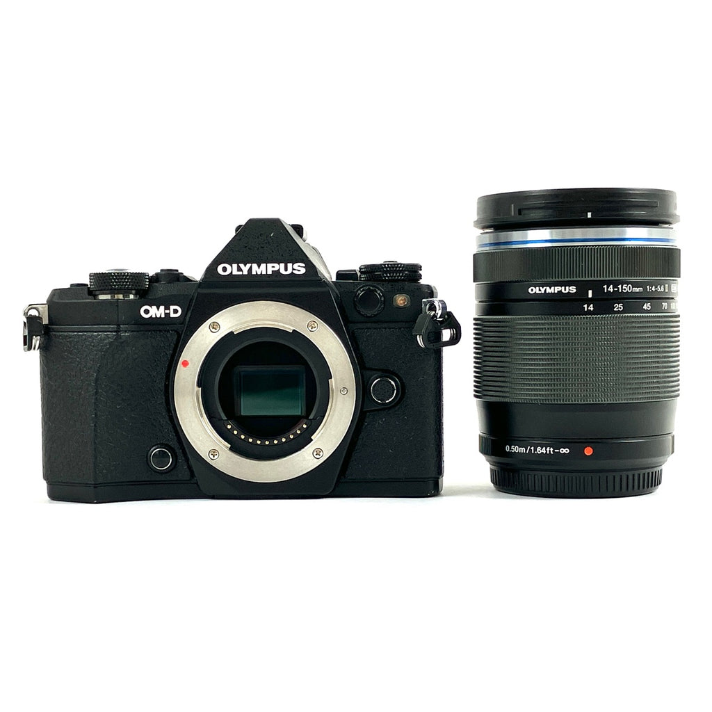オリンパス OLYMPUS OM-D E-M5 Mark II 14-150mm II レンズキット ブラック デジタル ミラーレス 一眼カメラ 【中古】cambb