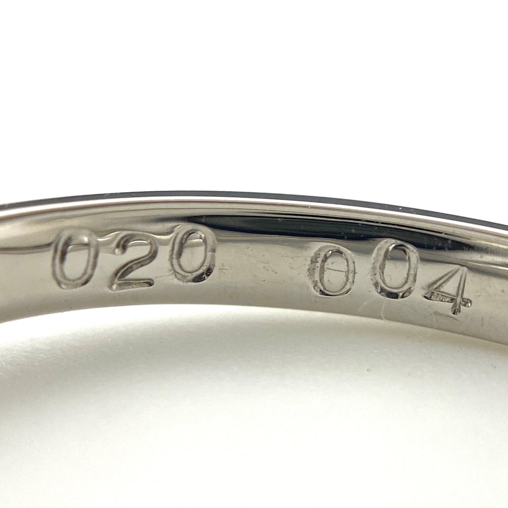 星の砂 ダイヤモンド デザインリング プラチナ 指輪 メレダイヤ リング 9号 Pt950 ダイヤモンド レディース 【中古】brjwl