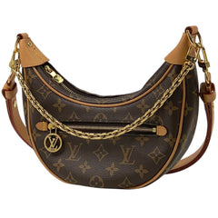 ルイ・ヴィトン ループ 2WAY チェーン ショルダーバッグ モノグラム ブラウン M81098 レディース 【中古】brbag